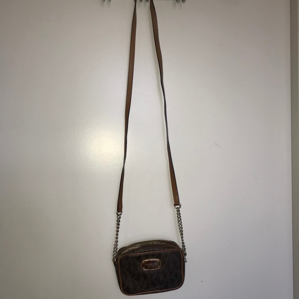 Michael Kors Small crossbody brown pattern